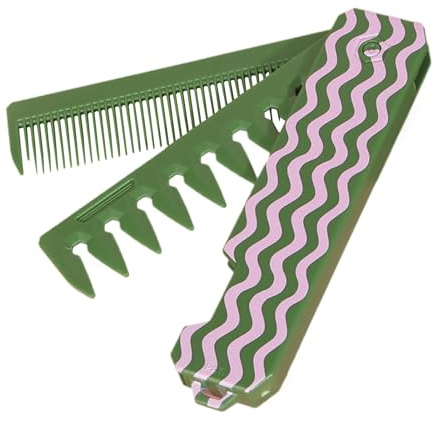Flexible Detangling Comb - Wide Comb | Texture Brush with Detangling Function, Volumizing Hair Accessories, Styling Bristle Combs, Sturdy Hair Combs for Wet Curls for Girls