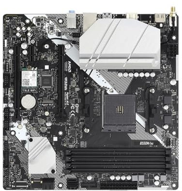 Scheda madre La scheda madre Fit For ASRock B550M/AC supporta CPU Ryzen 5 3600 5600G 5700X 5700X3D 5800X3D 4xDDR4 4733MHz M.2 NVME mATX AM4
