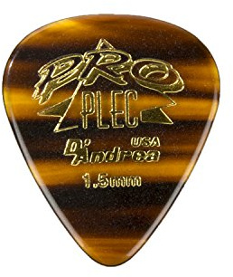D'Andrea PPRO-351 Pro Plec 351 Standard-Gitarrenplektrum, 12-teilig, Muschel, 1,5 mm