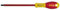 Stanley 1-65-410 Fat Max Screwdriver Insulated Slotted 2.5X50Mm-Red And Yellow
