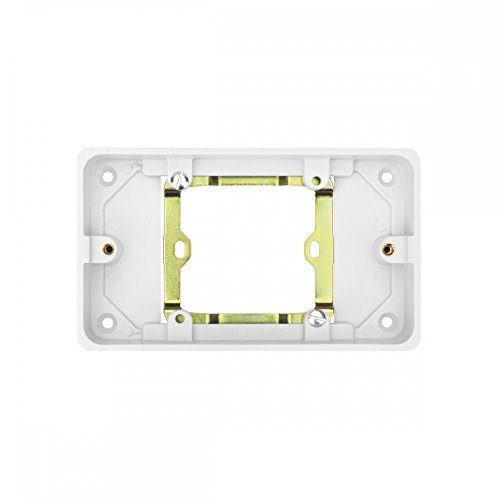 Hager Twin 28mm Deep Moulded Back Box - Sollysta Range