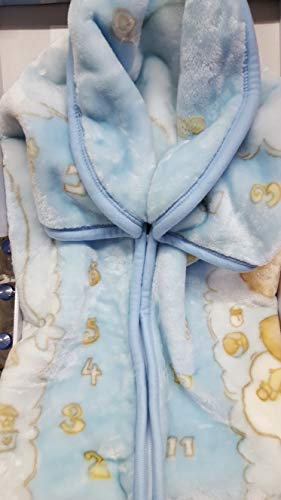 Baby sacco copertina coperta pile culla carrozzina bimbo neonato T&R cielo giallo e rosa (colore da comunicare)