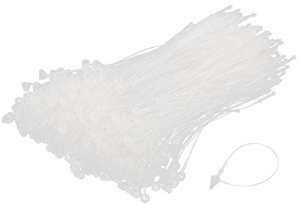 sourcing map 500stk. Neu 3 Schnellverschluss Pin Sicherheitsschlaufe Plastik Tag Verschluss Kabelbinder Zip de
