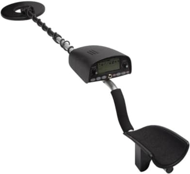 Velleman Metalldetektor für Erwachsene und Kinder, wasserdichte Suchspule 24 cm, LCD-Display, Detektionstiefe Suchtiefe 25 cm, Detektor Metall Gold, hochpräzises Metallsuchgerät, höhenverstellbar