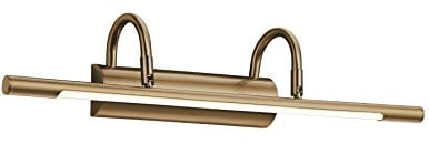 Trio Leuchten LED Wandleuchte Cuadro 225210104, Metall altmessing, 1x 8 Watt