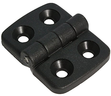 Scharnier Kunststoffscharnier Kombischarnier Mini Kunststoff 20/20 nicht aushängbar 30 x 39 mm