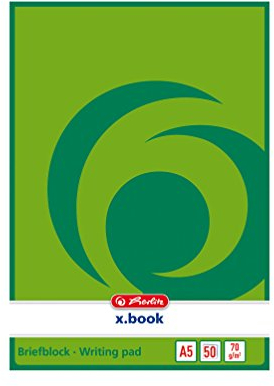 10x Briefblock / Schreibblock / DIN A5 / blanco