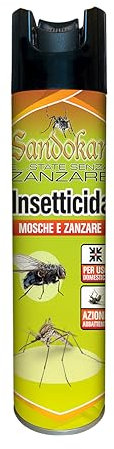 Insetticida Potente per Mosche e Zanzare: Protezione Affidabile per Interni e Esterni 300 ml