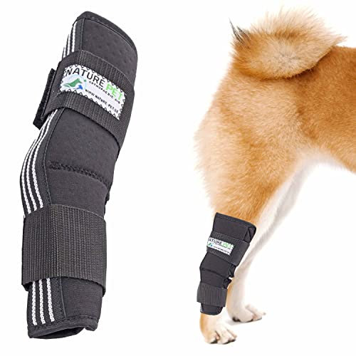 Nature Pet Sprunggelenk Schutz Bandage 165° Winkel für Hunde/Tarsalgelenk Bandage für Hunde (L)
