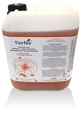 Tierfee Ökologischer Teppich- und Polsterreiniger mit Panamarinde - 5 Liter - Polster und Teppichreiniger