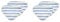 FindASpare Replacement AC33 Washable Textile Microfibre Cleaning Pads For Hoover SteamJet Pack of 4