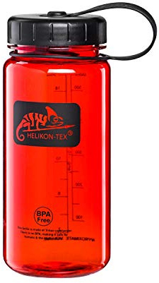 Helikon-Tex TRITAN BOTTLE Wide Mouth Wasserflasche (550 ml) - Rot
