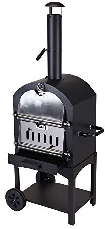 Outdoor Portable Pizza Oven Wood Fired Garden Charcoal BBQ Barbecue Grill