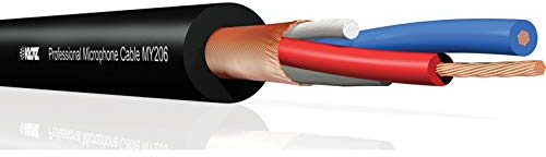 Klotz microphone cable 50m black 2x 0.23mm