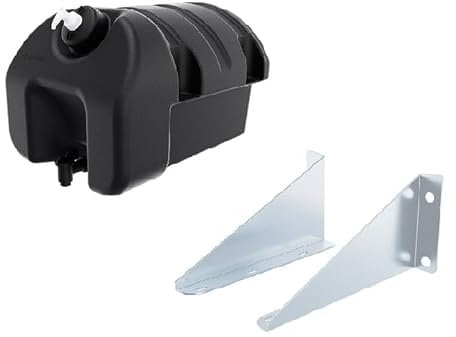 Tanica bidone Serbatoio Acqua 30 Lt per Camion Trattore furgoni motrice Universale con staffe e Porta Sapone