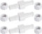 Poweka D20 Lot de 3 Raccords Rotatifs pour Tuyau D'arrosage avec 6 Embouts D15 Compatibles avec Zodiac Polaris 180 280 380 Robot Nettoyeur Piscine
