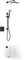 Mira Showers Evoco Mixer Shower Triple Outlet Thermostatic Mixer Shower with Bathfill Featuring HydroGlo Technology Black 1.1967.010