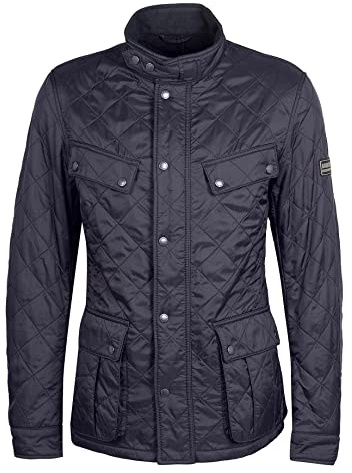 Barbour International Tourer Ariel Polar Quilted Jacket Navy MQU1591NY91