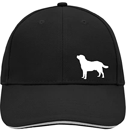 Huuraa Cappy Mütze Labrador Retriever Silhouette Geschenk Black/Light Grey Labrador Retriever Präsent