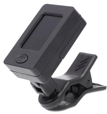 TOYANDONA Folk Guitar Tuner Black Ukulele Bass Violin Instrument Tuning Tool Practical Adjusting Tool for Acoustic Guitar