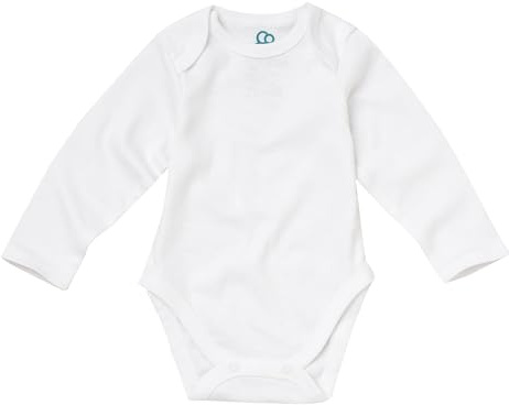 Sproot Baby Premium Organic Cotton Long Sleeve Bodysuits | Unisex Baby & Toddler Essentials with Envelope Neck & Scratch Mitts | Soft GOTS-Certified Baby Vests for Everyday Comfort