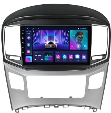 Android 12 Autoradio Für Hyundai H1 2017-2018 9 Zoll IPS Touchscreen Mit Kabelloses Carplay Android Auto Unterstützt GPS Navigation Bluetooth 5.0 Lenkradsteuerung + Rückfahrkamera (Size : M150S - 4 C