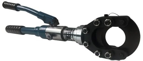 50mm Hydraulische Kabelschere, 70KN, Kabelschneider Fits Cu & Alu & Telefonkabel, Ratschenschneider und Drahtkabelschneider für Elektroindustrie, Kommunikationsbranche, Baustellen, Notreparaturen