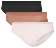 adidas Damen Bikini (3 Pack) - Sport Active Light Flex-Packaged Panties - Slip - Bequeme Unterwäsche