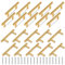 TRIXES 20 maniglie a T color oro, larghezza 100 mm, per ante, cassetti e cassetti