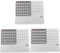 NUOBESTY 3st Schreibtischkalender Kalenderverzierung Desktop-kalender Mini-tischkalender Haushaltskalender Tischkalender-dekor Planungskalender 2024 Kalender Des Akademischen Jahres Metall