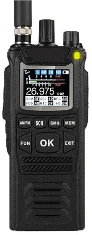 Radtel CB-10 Talkie-walkie Portable 27MHz CB Radio Jambon Émetteur-récepteur 4W 12V AM/FM CB Canaux 26-27MHz 4100hAm Batterie for Camion Son Clair(Battery and Case)