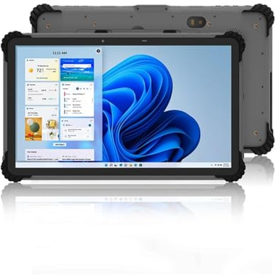 RUGGEDPDA 13.3 pollici Windows 11 industriale Rugged Tablet 8GB RAM+256GB di stoccaggio con l'analizzatore 1D/2D