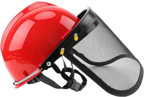 HiyyFloy Casco Arboricoltore per Motosega Forestale con Visiera in, Casco di Sicurezza per Lavori di Disboscamento, Potatura, Falciatura, Arrampicata sugli Alberi E Giardinaggio.
