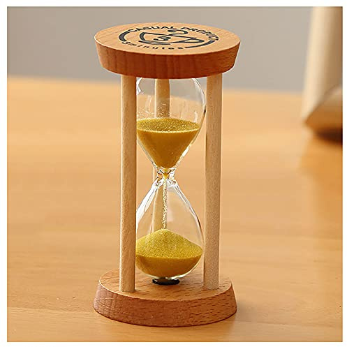 Sablier, Sablier en bois/verre, sablier forme d'œuf, 3/5/10/15/20/30 minutes, for enfants, salle de classe, cuisine, jeux, brossage(Blue,3 minutes)