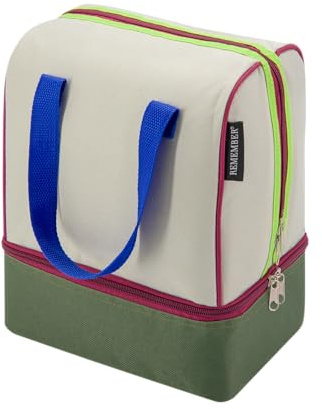 Remember Lunch-Kühltasche Telli, ca. 9L, Polyester – Isolierte Lunchbag für Snacks, Getränke & Mittagessen, praktische Kühl-Lunchbox (Bruno)
