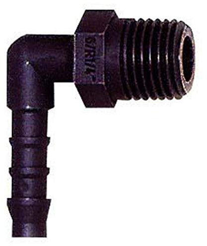 RIEGLER 110970-32.331 Winkel-Einschraubstutzen, R 1/8 a., für Schlauch LW 4 mm, PA 6, 1Stk