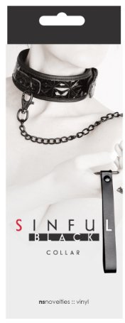 NS Novelties Sinful Collar, Black