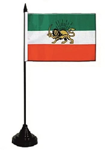 U24 Tischflagge Iran Löwe Fahne Flagge Tischfahne 10 x 15 cm