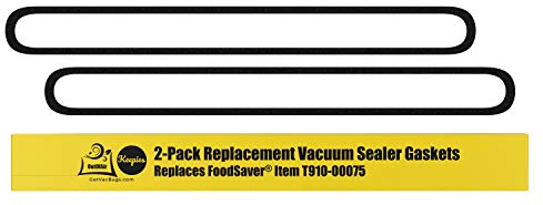 OutOfAir Upper and Lower Gasket Replacements for FoodSaver (2 Foam Gaskets) - Fits V2200, V2400, V2800, V3000, V3200 Series Vacuum Sealers (Replaces Food Saver T910-00075) by