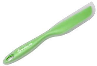 Wundermix - Spatola flessibile WunderSpatel® • Spatola ideale per svuotare le ciotole di miscelazione dei robot da cucina • Colore: Verde