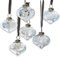 Loberon Weihnachtsschmuck Set Cheshire | Weihnachtsdeko Christbaumschmuck | Weihnachtskugeln Glas | Mit Feinem Glasschliff | 6 Stück, klar