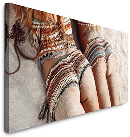Paul Sinus Art GmbH Hintern von Frauen 120x 50cm Panorama Leinwand Bild XXL Format Wandbilder Wohnzimmer Wohnung Deko Kunstdrucke