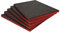 Shadow Foam Easy Peel (600mm x 420mm) | espuma personalizable para organizar cajas de herramientas (Paquete de cinco (Profundidad de 30mm), Negro sobre rojo)