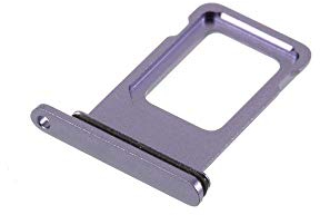 jbTec SIM-Tray kompatibel mit Apple iPhone 11 - Kartenhalter Single Slot Schlitten Rahmen Simkarte Holder, Farbe:Lila