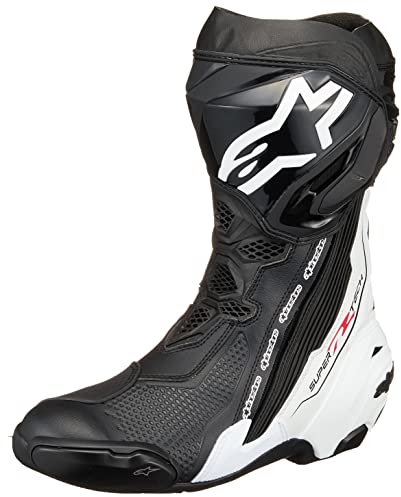 Alpinestars Supertech R Stivali moto (Black/White,41)