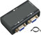 TB® Splitter VGA 2 porte 250 MHz larghezza di banda amplificatore Box 1 PC a 2 monitor SVGA Video Splitter supporta risoluzione fino a 1920 x 1440 per duplicazione dello schermo