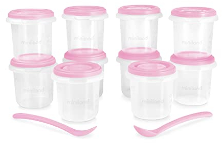MINILAND -SET 10 LUNCHBOXEN HERMISIZED ROSE