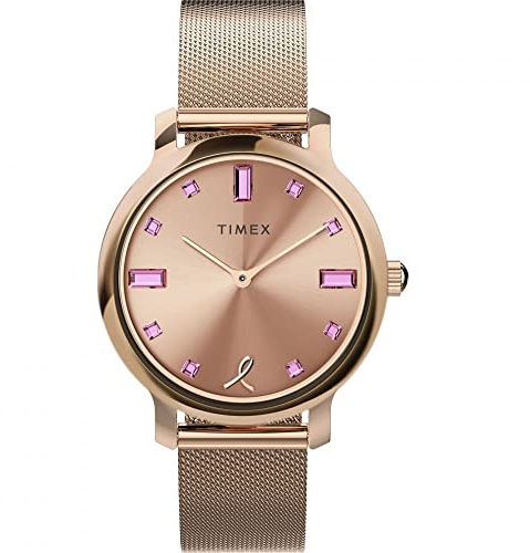 Timex Damen Analog Armbanduhr Transcend x BCRF