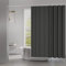 WOLTU Duschvorhang 240x200cm Badvorhang Anti-Schimmel Antibakteriell Wasserdichter Polyester Stoff Waschbar Badewanne Vorhang Dunkelgrau mit 14 Duschvorhängeringen für Badewanne und Dusche