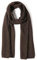 Prettystern Yak-Wolle und Lamm-Wolle luftig Warm Strick-Schal Winter-Schal Kaschmir Stola für Herren Damen Dunkelbraun